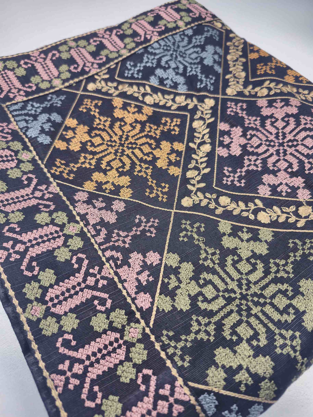 Mehr-o-Mah Embroidered Shawl