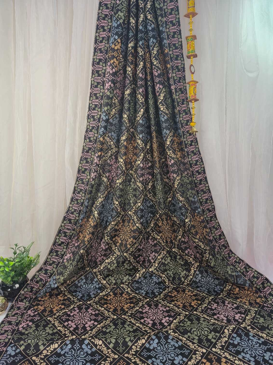 Meher-o-Mah Embroidered Shawl