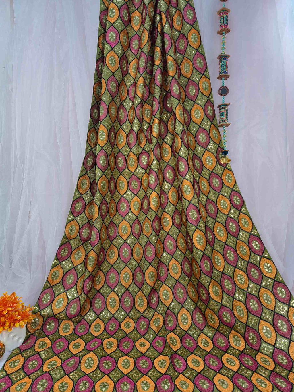 Meher-o-Gull Embroidered Shawl